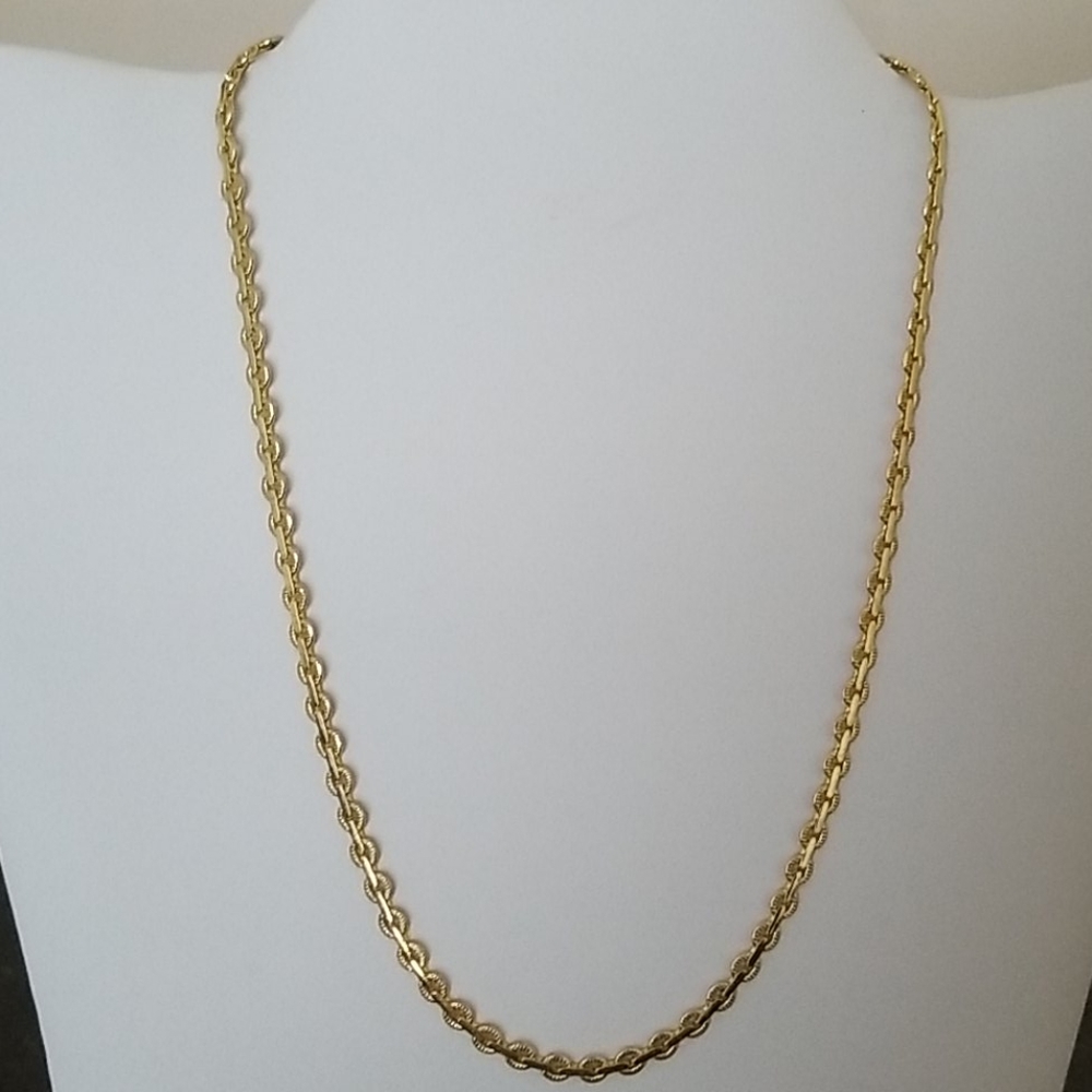 Textured Goldtone Chain